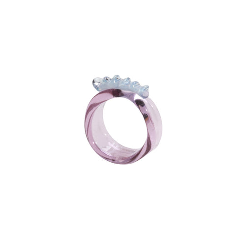 PINCHED RING NIGHT SHADE/AQUARIUS
